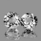 Natural Top Luster White Topaz Pair 12.00 MM -FL