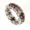 Natural  Multi-Color Tourmaline Ring