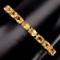 Natural Oval 8x6 mm Top Rich Yellow Citrine Bracelet