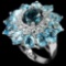 Natural LONDON-SWISS-SKY BLUE TOPAZ Ring