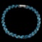 Natural Rare Brazil Neon Blue Apatite Bracelet