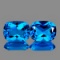 Natural Swiss Blue Topaz Pair 8 x 6 MM - FL