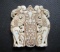 Old China White jade hand-carved phoenix Pendant