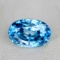 Natural Blue Cambodian Zircon 3.85 Ct