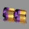 NATURAL TOP ANAHI AMETRINE Pair 14x12 Mm - FL