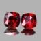 Natural AAA Fire Red Rhodolite Garnet Pair 6.50 MM - FL