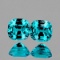 Natural Cambodian Intense Blue Zircon Pair 6.00 MM - FL