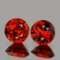 Natural Mandarin Orange Spessartite Pair 5.30 mm - VVS