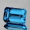 Natural AAA Fire Swiss Blue Topaz 22x15 MM - FL