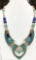 Tibet Natural Stone Tribal Queen Royal Necklace