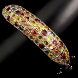 Natural Fancy Sapphire 167.84  Carats Bangle