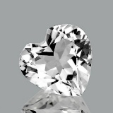 NATURAL DIAMOND WHITE AQUAMARINE HEART 2.08 CT - FL