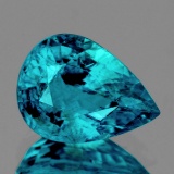 Natural Electric Blue Zircon 11 x 8 MM {VS}