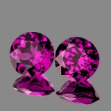 Natural Magenta Purple Rhodolite Garnet Pair -Untreated