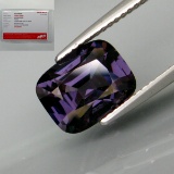 Natural Burma Purple Spinel 3.40 Carats - Certified