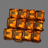 Natural Intense AAA Golden Yellow Citrine 12 Pcs - FL