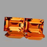 NATURAL BEST MADEIRA OARNGE CITRINE PAIR - FL