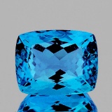 NATURAL SWISS BLUE TOPAZ 37.02 Ct [FLAWLESS]