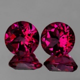 NATURAL DARK PINK MYSTIC TOPAZ Pair [IF-VVS]