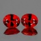 Natural Burma Ruby Pair 5x4 MM - VVS