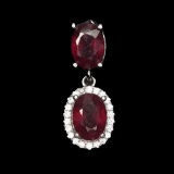 Natural Top Blood Red Ruby Pendant
