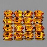 Natural GOLDEN YELLOW CITRINE 5x3 MM (16 Pcs)