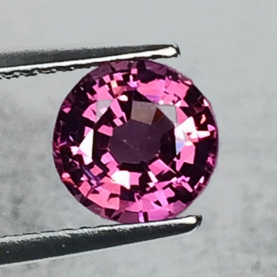 Natural Raspberry Burma Pink Spinel 7.00 MM - Untreated