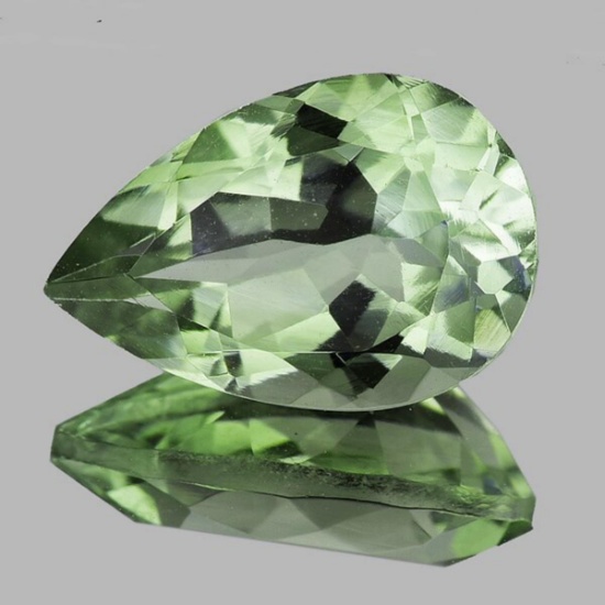 Natural Green Amethyst 12x8 MM [Flawless-VVS]