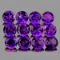 Natural AAA Purple Amethyst 12 Pcs{Flawless-VVS1}