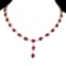 Genuine Pigeon Blood Red Ruby Necklace