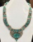 Tibet Hand Made Natural Turquoise Royal Necklace