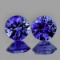 Natural Premium Violet Blue Sapphire Pair Untreated -FL
