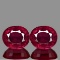 Natural AAA Fire Red Mozambique Ruby Pair