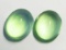 Natural Top Green Prehnite Pair(Flawless-VVS)