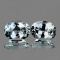 Natural Light Sky Blue Aquamarine Pair {Flawless-VVS1}