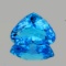 Natural AAA Swiss Blue Topaz Heart 16x13 MM - Flawless