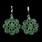 Natural  Marquise Zambian Green Emerald Earrings