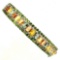 Natural Sapphire &  Chrome Diopside 96 Carats Bangle
