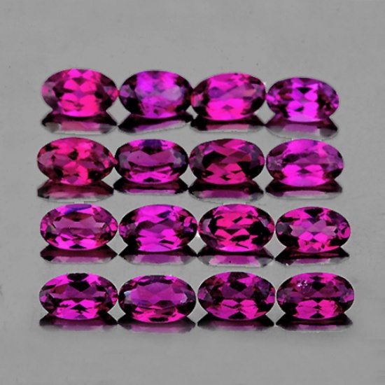 Natural Pink Purple Rhodolite Garnet 5x3 Mm - FL