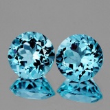 NATURAL SKY BLUE TOPAZ PAIR [FLAWLESS-VVS]