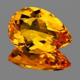 Natural Golden Orange Citrine 14.5x10 MM - FL