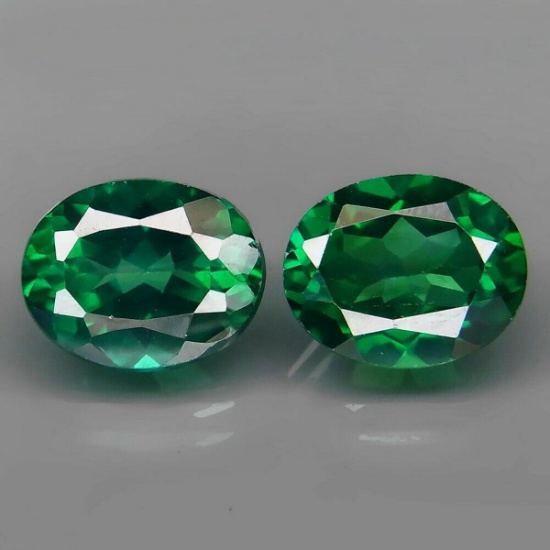 Natural Teal Blue Green Topaz Pair 10x8 MM
