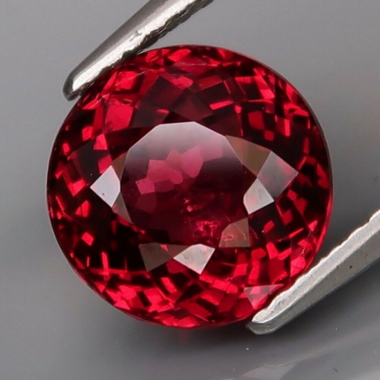 Natural Cherry Red Rhodolite Garnet 3.80 Cts- Untreated