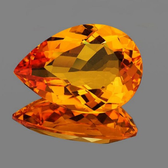 Natural Golden Orange Citrine 16x11 MM [Flawless-VVS]
