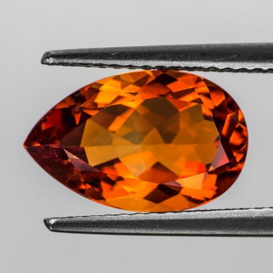 Natural Madeira Orange Citrine 13x8 MM [Flawless-VVS]