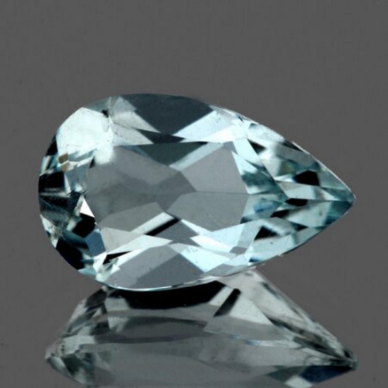 Natural Light Sky Blue Aquamarine {Flawless-VVS}