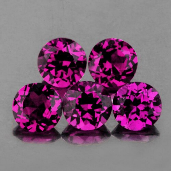 Natural Purple Pink Rhodolite Garnet (Flawless)