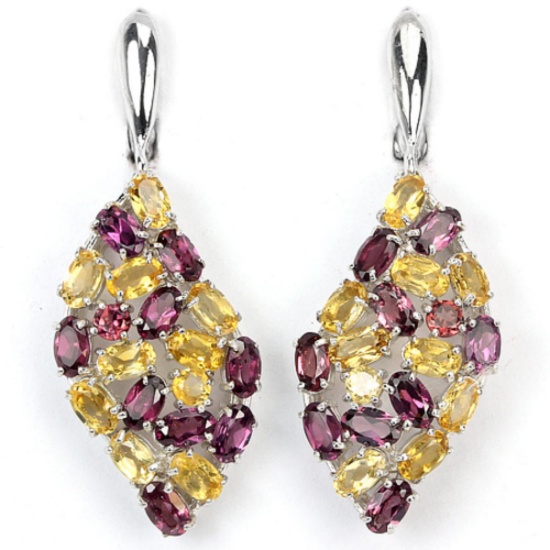 Natural Multi Gemstone EarRing