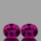 Natural AAA Magenta Purple Rhodolite Garnet Pair