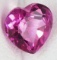 Hot Pink Heart Topaz 34.99 Carats - VVS